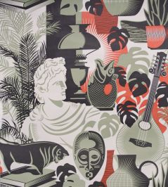 Art Room Wallpaper by Mini Moderns British Lichen Art Room Wallpaper by Mini Moderns British Lichen