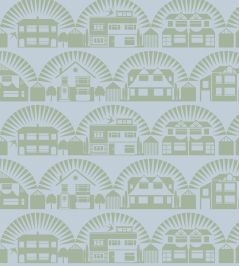 Metroland Wallpaper by Mini Moderns British Lichen Metroland Wallpaper by Mini Moderns British Lichen