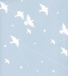 Star-ling Wallpaper by Mini Moderns Powder Blue Star-ling Wallpaper by Mini Moderns Powder Blue