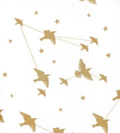 Star-ling Wallpaper by Mini Moderns Snow & Gold Star-ling Wallpaper by Mini Moderns Snow & Gold