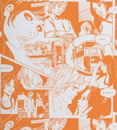 True Romance Wallpaper by Mini Moderns Tangerine Dream True Romance Wallpaper by Mini Moderns Tangerine Dream
