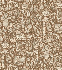 Minna Maze Wallpaper by Lewis & Wood Ginger Minna Maze Wallpaper by Lewis & Wood Ginger