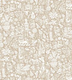Minna Maze Wallpaper by Lewis & Wood Raffia Minna Maze Wallpaper by Lewis & Wood Raffia