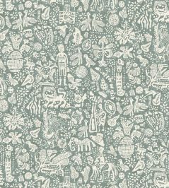 Minna Maze Wallpaper by Lewis & Wood Sage Minna Maze Wallpaper by Lewis & Wood Sage