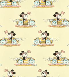 Minnie On the Move Wallpaper by Sanderson Sherbet Minnie On the Move Wallpaper by Sanderson Sherbet