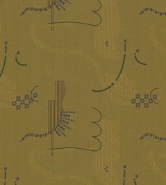 Minuit A Bord Fabric by Nobilis Green Minuit A Bord Fabric by Nobilis Green
