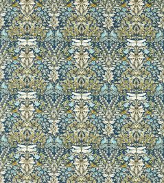 Mirabell Fabric by Clarke & Clarke Midnight Mirabell Fabric by Clarke & Clarke Midnight