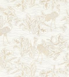 Mirador Wallpaper by Casamance Blanc Mirador Wallpaper by Casamance Blanc