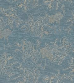 Mirador Wallpaper by Casamance Bleu Persan/Dore Mirador Wallpaper by Casamance Bleu Persan/Dore