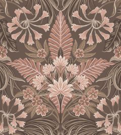 Mirk Wallpaper by Woodchip & Magnolia Peat Brown Mirk Wallpaper by Woodchip & Magnolia Peat Brown