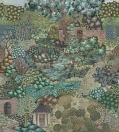 Miserden Wallpaper by Josephine Munsey Green Miserden Wallpaper by Josephine Munsey Green
