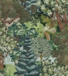 Miserden Trees Wallpaper by Josephine Munsey Green Miserden Trees Wallpaper by Josephine Munsey Green