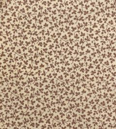 Miss Polly Fabric by Ian Sanderson Cocoa Miss Polly Fabric by Ian Sanderson Cocoa