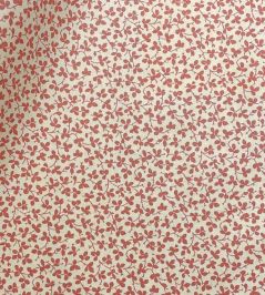 Miss Polly Fabric by Ian Sanderson Persimmon Miss Polly Fabric by Ian Sanderson Persimmon