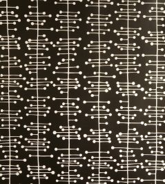 Muscat Small Wallpaper by MissPrint Black with White Muscat Small Wallpaper by MissPrint Black with White