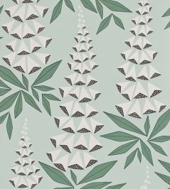 Foxglove Wallpaper by MissPrint Jade Foxglove Wallpaper by MissPrint Jade