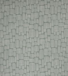 Little Trees Fabric by MissPrint English Grey Little Trees Fabric by MissPrint English Grey