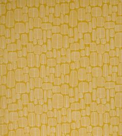 Little Trees Fabric by MissPrint Yellow Little Trees Fabric by MissPrint Yellow