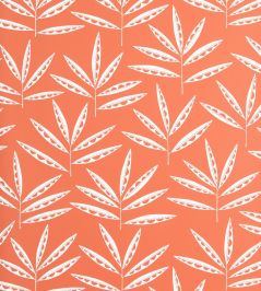 Pea Pods Wallpaper by MissPrint Terracotta Pea Pods Wallpaper by MissPrint Terracotta