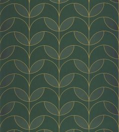 Mistinguett Wallpaper by Casadeco Vert Empire Mistinguett Wallpaper by Casadeco Vert Empire
