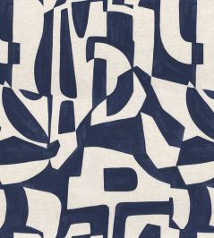 Miwok Fabric by Camengo Indigo Miwok Fabric by Camengo Indigo