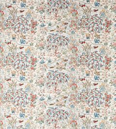 Moat Birds Fabric by Sanderson Blue Clay/Mallow Moat Birds Fabric by Sanderson Blue Clay/Mallow