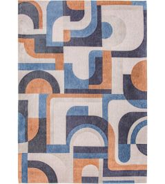 Module Rug by Louis De Poortere Camel Blue Module Rug by Louis De Poortere Camel Blue