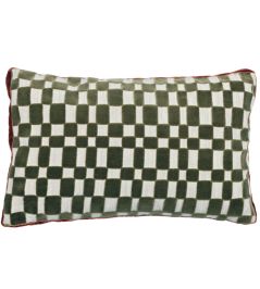 Modulor Cushion 30 x 50cm by Maison Casamance Kaki Modulor Cushion 30 x 50cm by Maison Casamance Kaki
