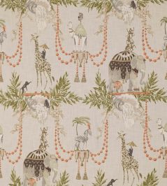 Monkey Business Fabric by Jim Thompson No.9 Khaki Monkey Business Fabric by Jim Thompson No.9 Khaki