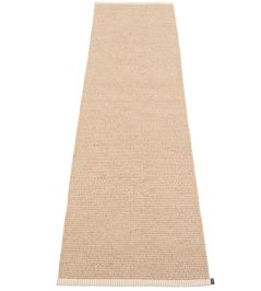 Mono Runner Rug by Pappelina Beige/Light Nougat Mono Runner Rug by Pappelina Beige/Light Nougat