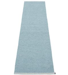 Mono Runner Rug by Pappelina Blue Fog/Dove Blue Mono Runner Rug by Pappelina Blue Fog/Dove Blue