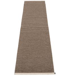 Mono Runner Rug by Pappelina Dark Brown/Dark Linen Mono Runner Rug by Pappelina Dark Brown/Dark Linen