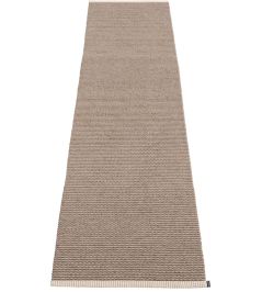 Mono Runner Rug by Pappelina Dark Mud/Mud Mono Runner Rug by Pappelina Dark Mud/Mud