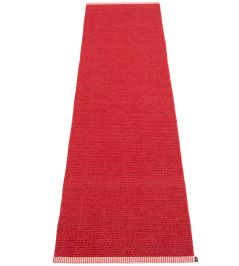 Mono Runner Rug by Pappelina Dark Red/Red Mono Runner Rug by Pappelina Dark Red/Red