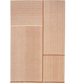 Monochromes Patch WW Rug by Louis De Poortere Brown Monochromes Patch WW Rug by Louis De Poortere Brown