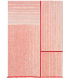 Monochromes Patch WW Rug by Louis De Poortere Red Monochromes Patch WW Rug by Louis De Poortere Red