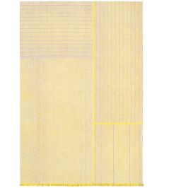 Monochromes Patch WW Rug by Louis De Poortere Yellow Monochromes Patch WW Rug by Louis De Poortere Yellow