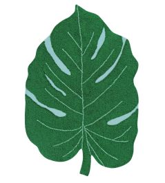 Monstera Leaf Rug by Lorena Canals Green Monstera Leaf Rug by Lorena Canals Green
