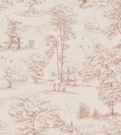 Montfort Wallpaper by Sandberg Terracotta Montfort Wallpaper by Sandberg Terracotta