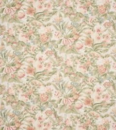 Montilly Fabric by Colefax And Fowler Pink/Green Montilly Fabric by Colefax And Fowler Pink/Green
