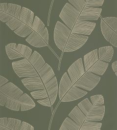 Moonlight Banana Tree Wallpaper by Caselio Vert Kaki Moonlight Banana Tree Wallpaper by Caselio Vert Kaki