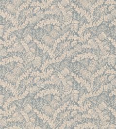 Moorland Fabric by Mulberry Home Blue Moorland Fabric by Mulberry Home Blue