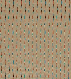 Morelia Fabric by Harlequin Terracotta/Cerulean Morelia Fabric by Harlequin Terracotta/Cerulean