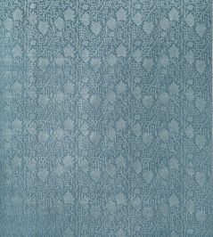Morris Velvet Fabric by Thibaut Mineral Morris Velvet Fabric by Thibaut Mineral