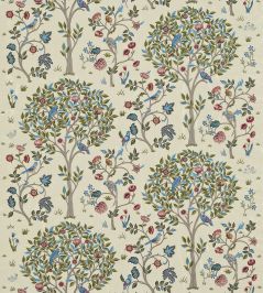 Kelmscott Tree Fabric by Morris & Co Woad/Rose Kelmscott Tree Fabric by Morris & Co Woad/Rose