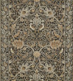 Bullerswood Fabric by Morris & Co Charcoal/Mustard Bullerswood Fabric by Morris & Co Charcoal/Mustard