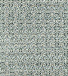 Little Chintz Fabric by Morris & Co Blue/Fennel Little Chintz Fabric by Morris & Co Blue/Fennel