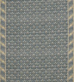 Morris Bellflowers Fabric by Morris & Co Indigo/Sage Morris Bellflowers Fabric by Morris & Co Indigo/Sage