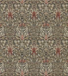 Snakeshead Wallpaper by Morris & Co Charcoal/Spice Snakeshead Wallpaper by Morris & Co Charcoal/Spice