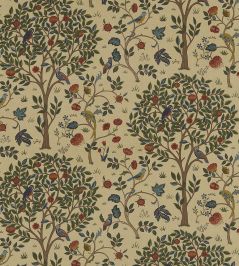 Kelmscott Tree Fabric by Morris & co Forest/Gold Kelmscott Tree Fabric by Morris & co Forest/Gold
